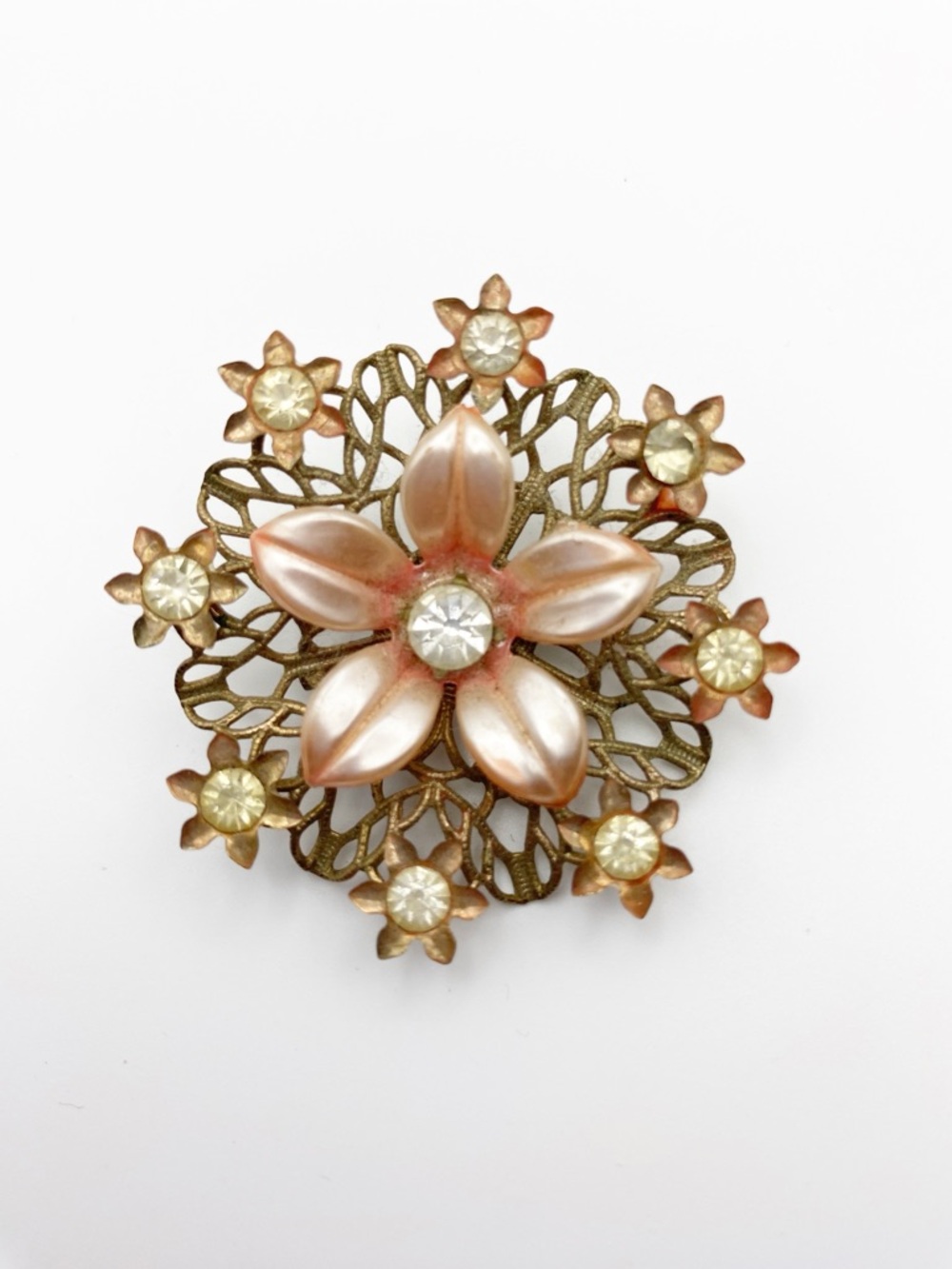 Vintage Flower Brooch Pin